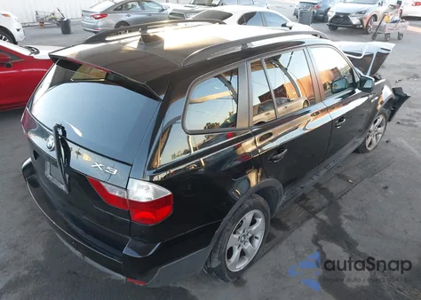 2008 BMW X3 3.0Si from USA, damaged, VIN WBXPC93428WJ11718